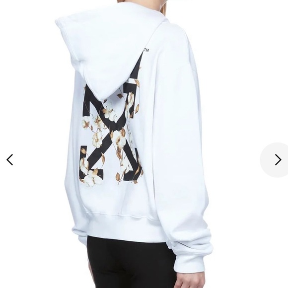 Off-white hoodie with design on back - Picture 9 of 9